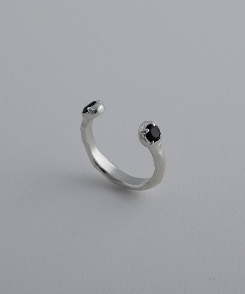whoseA(フーシー)の「【silver925】W dot Ring / ダブルドットジルコニアリング(リング・メンズ・クリア/ブラック・16号/13号/10号)」の17枚目の写真