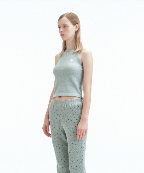 Rest&Recreation(レストアンドレクリエーション)の「WAFFLE SLEEVELESS - GREY(Tシャツ/カットソー・レディース・その他・ONE)」の4枚目の写真