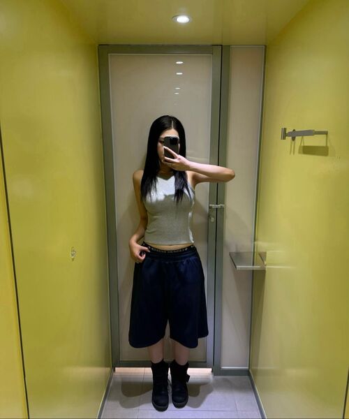 Rest&Recreation(レストアンドレクリエーション)の「WAFFLE SLEEVELESS - GREY(Tシャツ/カットソー・レディース・その他・ONE)」の6枚目の写真
