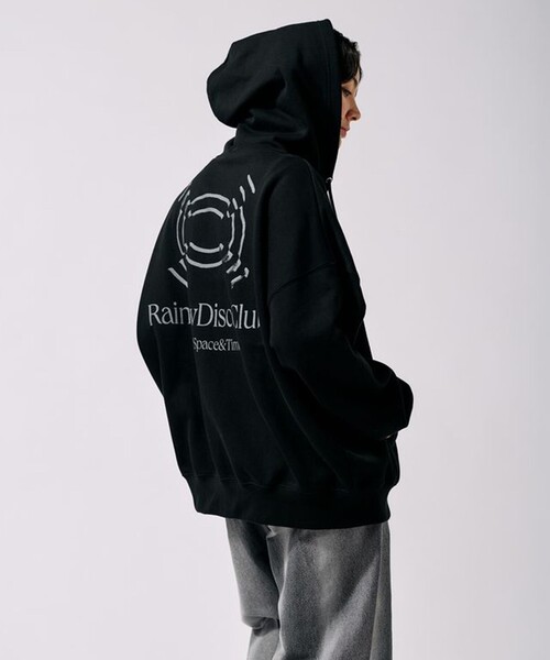 BEAMS RECORDS(ビームスレコーズ)の「Rainbow Disco Club / 2026 KV Zip Hoodie(パーカー・メンズ・ブラック・LARGE)」の1枚目の写真