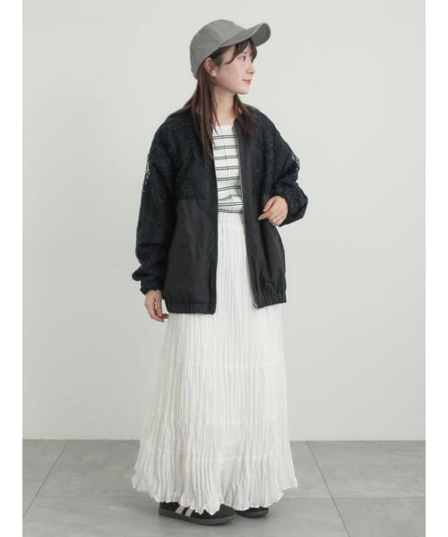 Samansa Mos2(サマンサ モスモス)の「切り替えレースブルゾン(ブルゾン・レディース・キナリ・F)」の15枚目の写真