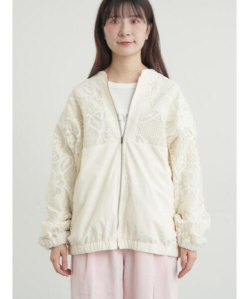 Samansa Mos2(サマンサ モスモス)の「切り替えレースブルゾン(ブルゾン・レディース・キナリ・F)」の18枚目の写真