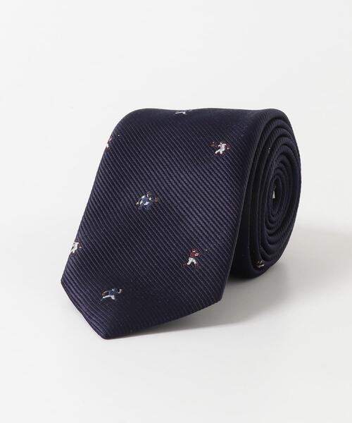 URBAN RESEARCH DOORS（アーバンリサーチドアーズ）の「LIFE STYLE TAILOR　ベースボールモチーフタイ（ネクタイ・メンズ・グリーン/ネイビー・-）」の7枚目の写真