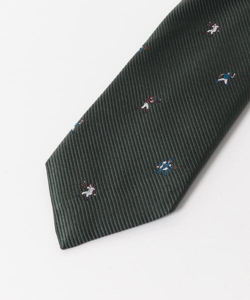 URBAN RESEARCH DOORS（アーバンリサーチドアーズ）の「LIFE STYLE TAILOR　ベースボールモチーフタイ（ネクタイ・メンズ・グリーン/ネイビー・-）」の4枚目の写真