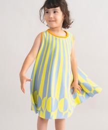 ami amie | ＊綿100％＊ノースリーブグラフィックAラインワンピース(ワンピース)