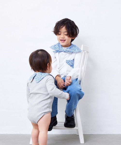 Fluffy BROTHERS(フラッフィーブラザーズ)の「バンダナ付きシャツ(シャツ/ブラウス・キッズ・ホワイト・130cm/120cm/110cm/100cm/90㎝)」の12枚目の写真