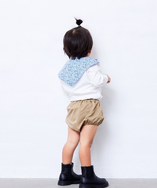 Fluffy BROTHERS(フラッフィーブラザーズ)の「バンダナ付きシャツ(シャツ/ブラウス・キッズ・ホワイト・130cm/120cm/110cm/100cm/90㎝)」の2枚目の写真