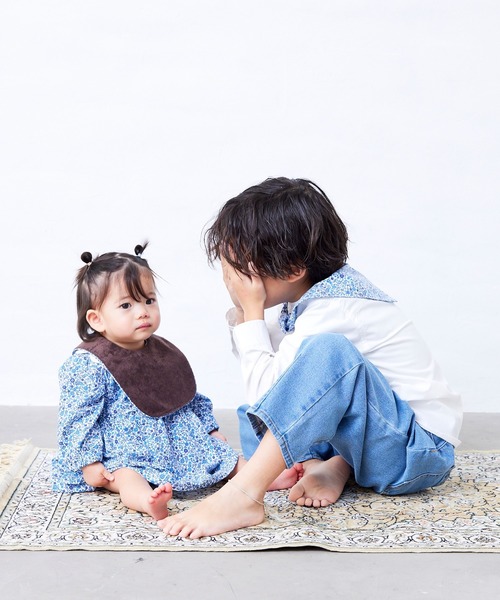 Fluffy BROTHERS(フラッフィーブラザーズ)の「バンダナ付きシャツ(シャツ/ブラウス・キッズ・ホワイト・130cm/120cm/110cm/100cm/90㎝)」の5枚目の写真