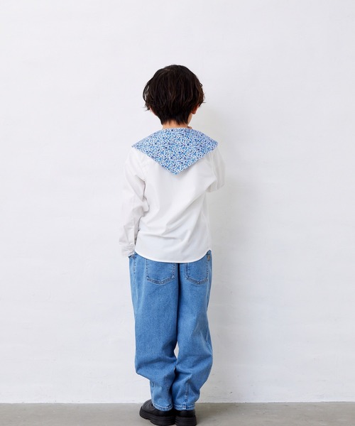 Fluffy BROTHERS(フラッフィーブラザーズ)の「バンダナ付きシャツ(シャツ/ブラウス・キッズ・ホワイト・130cm/120cm/110cm/100cm/90㎝)」の18枚目の写真
