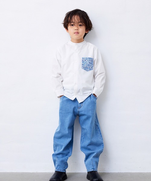 Fluffy BROTHERS(フラッフィーブラザーズ)の「バンダナ付きシャツ(シャツ/ブラウス・キッズ・ホワイト・130cm/120cm/110cm/100cm/90㎝)」の19枚目の写真