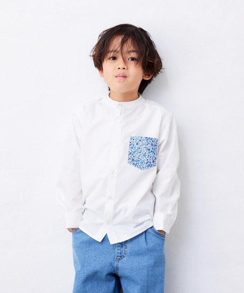 Fluffy BROTHERS(フラッフィーブラザーズ)の「バンダナ付きシャツ(シャツ/ブラウス・キッズ・ホワイト・130cm/120cm/110cm/100cm/90㎝)」の21枚目の写真