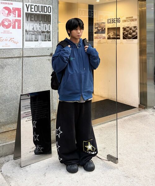mydeepbluememories（マイディープブルーメモリーズ）の「(zp) MM SYMBOL LOGO 2WAY ZIP-UP (NAVY)（パーカー・レディース・ネイビー・SMALL/LARGE）」の8枚目の写真