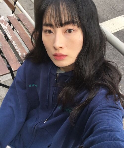 mydeepbluememories（マイディープブルーメモリーズ）の「(zp) MM SYMBOL LOGO 2WAY ZIP-UP (NAVY)（パーカー・レディース・ネイビー・SMALL/LARGE）」の10枚目の写真
