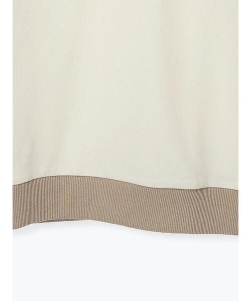 Samansa Mos2(サマンサ モスモス)の「リンガーロゴスウェット(Tシャツ/カットソー・レディース・キナリ/ピンク/グレー・F)」の9枚目の写真