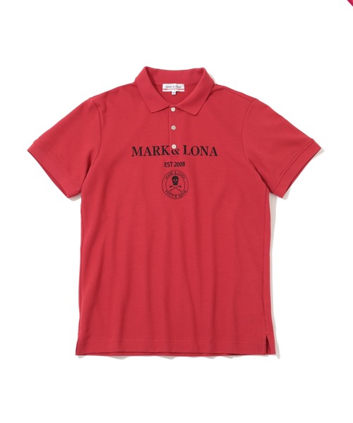 MARK & LONA（マークアンドロナ）の「Gauge Jacquard Polo | MEN（ポロシャツ・メンズ・ブラック/ホワイト/ピンク/グリーン・48/46）」の10枚目の写真