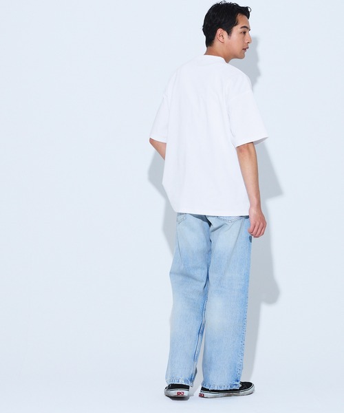 coca(coca)(コカ)の「インレイ裏毛スウェットワッペントップス(スウェット・メンズ・ホワイト/チャコール・L/M/XL)」の5枚目の写真