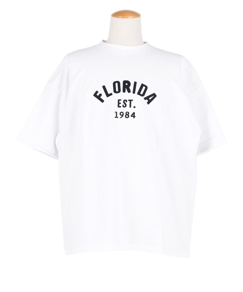 coca(coca)(コカ)の「インレイ裏毛スウェットワッペントップス(スウェット・メンズ・ホワイト/チャコール・L/M/XL)」の14枚目の写真