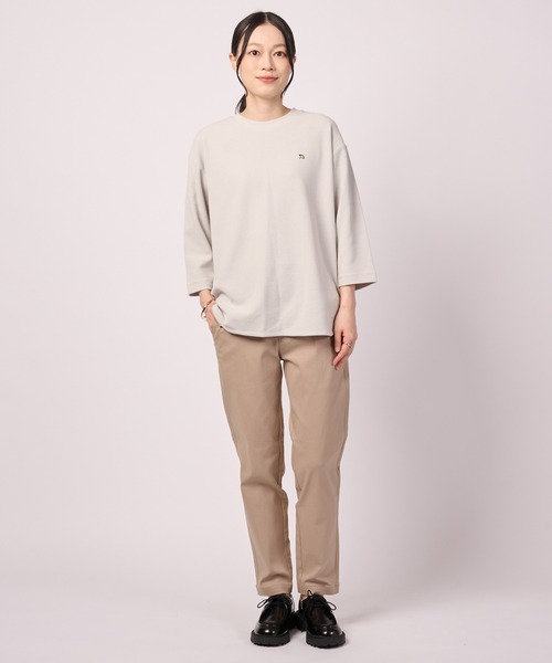Arnold Palmer（アーノルドパーマー）の「サーフニット シェア 7分袖 プルオーバー（Tシャツ/カットソー・レディース・ライトグレー/アイボリー/アイボリー系・S/LL/XS/L/M）」の21枚目の写真