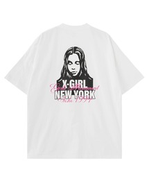 X-girl | FACE AND SCRIPT MIX LOGO S/S BIG TEE DRESS(ワンピース)