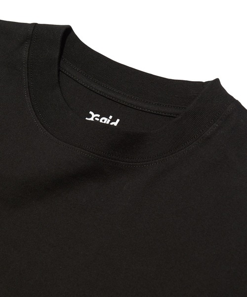 X-girl（エックスガール）の「FACE AND SCRIPT MIX LOGO S/S BIG TEE DRESS（ワンピース・レディース・ブルー/ブラック/ホワイト・S/M）」の13枚目の写真