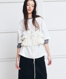 ラッフルビスチェトップ / Ruffled Bustier Top