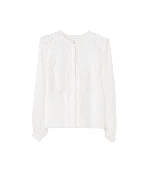 Her lip to（ハーリップトゥー）の「Alline Lace Blouse（シャツ/ブラウス・レディース・ホワイト・S/M）」の20枚目の写真