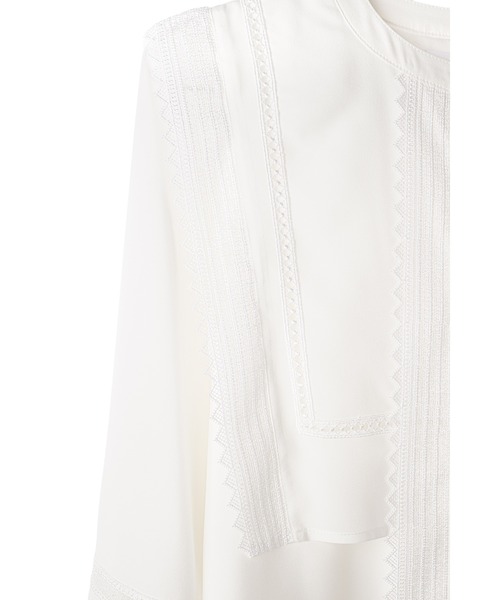 Her lip to（ハーリップトゥー）の「Alline Lace Blouse（シャツ/ブラウス・レディース・ホワイト・S/M）」の21枚目の写真