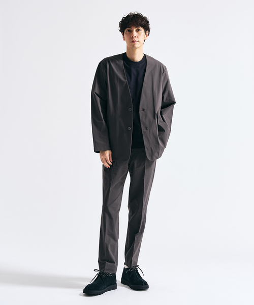 417 EDIFICE（フォーワンセブンエディフィス）の「【FREE MOTION】 カーディガンジャケット（ノーカラージャケット・メンズ・カーキ/ブラック系その他/ベージュ・LARGE/MEDIUM/SMALL）」の13枚目の写真