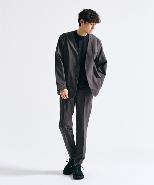 417 EDIFICE（フォーワンセブンエディフィス）の「【FREE MOTION】 カーディガンジャケット（ノーカラージャケット・メンズ・カーキ/ブラック系その他/ベージュ・LARGE/MEDIUM/SMALL）」の17枚目の写真