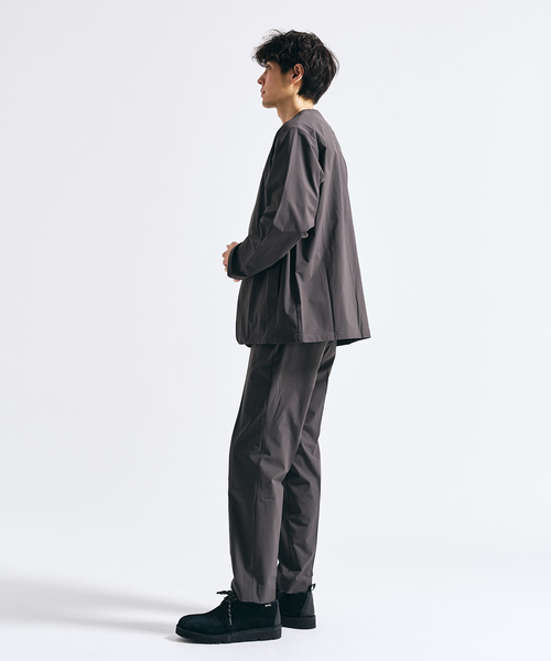 417 EDIFICE（フォーワンセブンエディフィス）の「【FREE MOTION】 カーディガンジャケット（ノーカラージャケット・メンズ・カーキ/ブラック系その他/ベージュ・LARGE/MEDIUM/SMALL）」の18枚目の写真