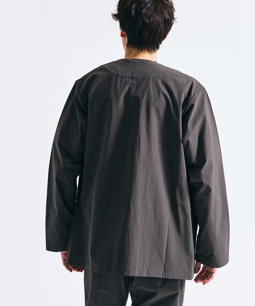 417 EDIFICE（フォーワンセブンエディフィス）の「【FREE MOTION】 カーディガンジャケット（ノーカラージャケット・メンズ・カーキ/ブラック系その他/ベージュ・LARGE/MEDIUM/SMALL）」の22枚目の写真