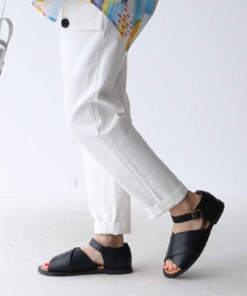 sanpo kuschel(サンポクシェル)の「でこぼこポケットパンツ(その他パンツ・レディース・カーキ/ホワイト・M/L)」の3枚目の写真