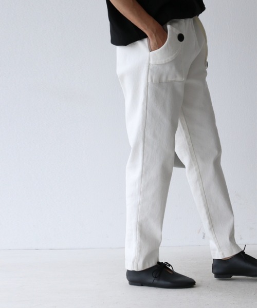 sanpo kuschel(サンポクシェル)の「でこぼこポケットパンツ(その他パンツ・レディース・カーキ/ホワイト・M/L)」の5枚目の写真