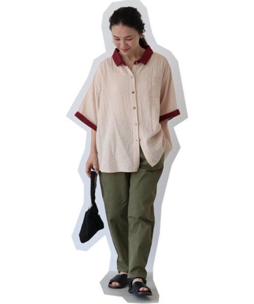 sanpo kuschel(サンポクシェル)の「でこぼこポケットパンツ(その他パンツ・レディース・カーキ/ホワイト・M/L)」の20枚目の写真