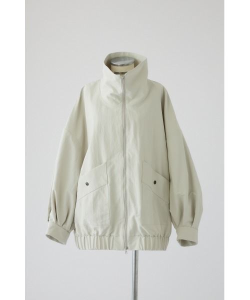 W-zip stand collar JK ダブル ジップ スタンド カラー ジャケット