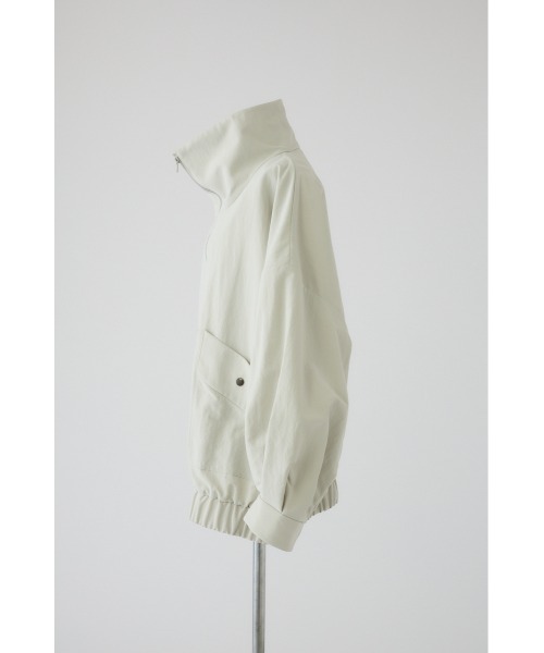 RIM.ARK 26SS W-zip stand collar JK ブラック RIM.ARK(リムアーク)｜W-zip stand collar JK/ジャケット/アイボリー