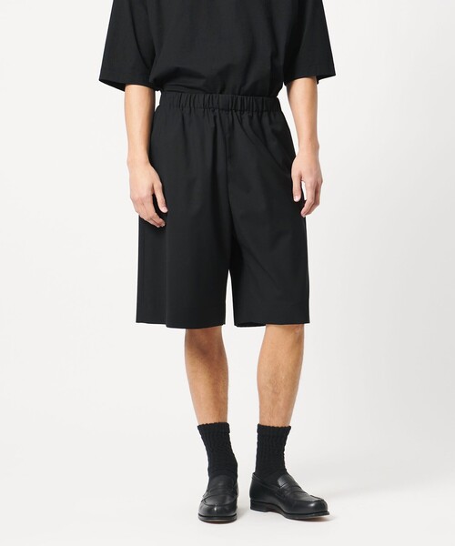 LOEFF（ロエフ）の「＜LOEFF＞トロピカルウール ハーフパンツ MENS（その他パンツ・メンズ・オリーブ/ブラック/コバルトブルー・2/1）」の4枚目の写真