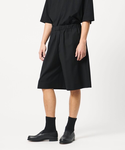 LOEFF（ロエフ）の「＜LOEFF＞トロピカルウール ハーフパンツ MENS（その他パンツ・メンズ・オリーブ/ブラック/コバルトブルー・2/1）」の5枚目の写真