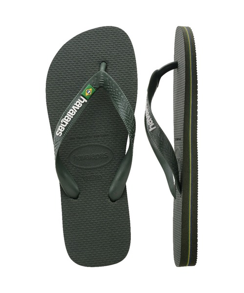 havaianas(ハワイアナス)の「BRASIL LOGO(サンダル・レディース・ブラウン系その他/ホワイト/ネイビー/ブラック系その他/ダークグリーン/ブルー/クリーム・25.5cm/27cm/29cm/22cm/23cm/24.5cm/28cm)」の10枚目の写真