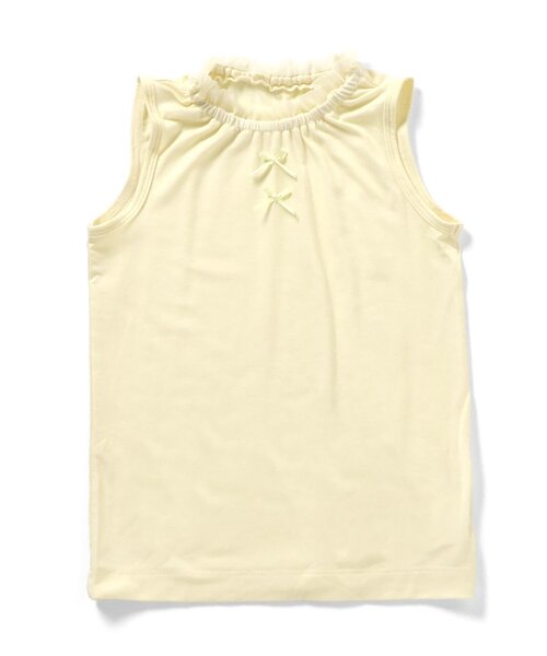 apres les cours(アプレレクール)の「サラサラこんにちはインナー ノースリーブTシャツ(インナーウェア/肌着・キッズ・ラベンダー/ベビーピンク/ブラック/オフホワイト/レモンイエロー・80/90/110/130/100/120)」の17枚目の写真