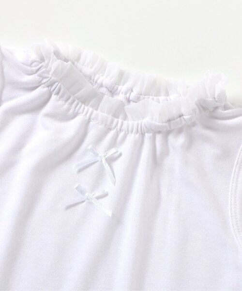 apres les cours(アプレレクール)の「サラサラこんにちはインナー ノースリーブTシャツ(インナーウェア/肌着・キッズ・ラベンダー/ベビーピンク/ブラック/オフホワイト/レモンイエロー・80/90/110/130/100/120)」の21枚目の写真