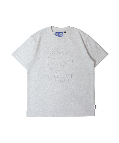 PARIS SAINT-GERMAIN(パリサンジェルマン)の「PSG-INTERLOCK EMBO SSTEE(Tシャツ/カットソー・メンズ・グレー/ブラック・M/L/XL)」の5枚目の写真
