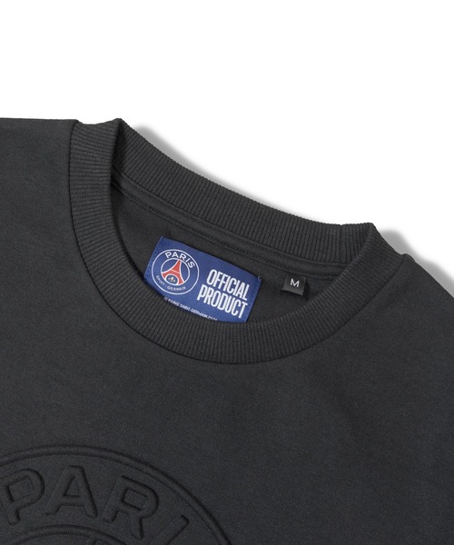 PARIS SAINT-GERMAIN(パリサンジェルマン)の「PSG-INTERLOCK EMBO SSTEE(Tシャツ/カットソー・メンズ・グレー/ブラック・M/L/XL)」の7枚目の写真