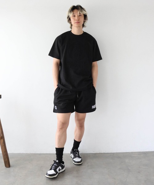 PARIS SAINT-GERMAIN(パリサンジェルマン)の「PSG-INTERLOCK EMBO SSTEE(Tシャツ/カットソー・メンズ・グレー/ブラック・M/L/XL)」の19枚目の写真