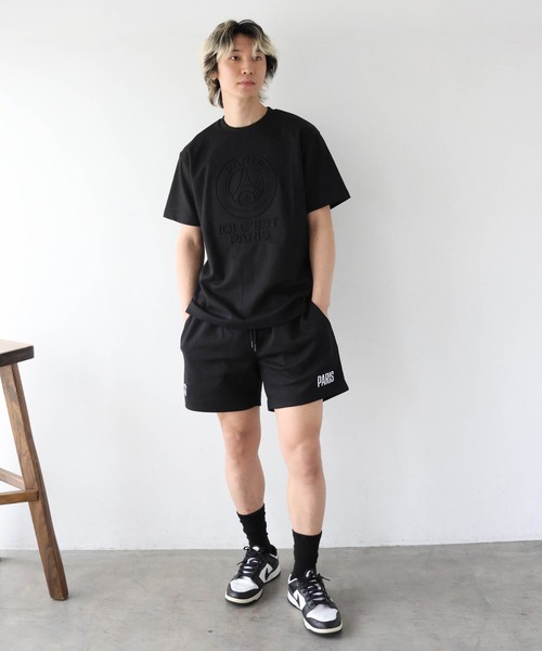 PARIS SAINT-GERMAIN(パリサンジェルマン)の「PSG-INTERLOCK EMBO SSTEE(Tシャツ/カットソー・メンズ・グレー/ブラック・M/L/XL)」の20枚目の写真
