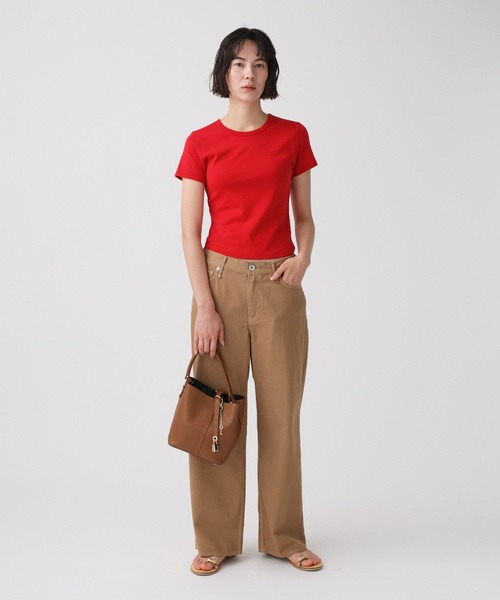 BABYLONE（バビロン）の「【大屋夏南さんコラボアイテム】【WEB先行予約】ミニT-shirt（Tシャツ/カットソー・レディース・サックスブルー/レッド/ホワイト・フリー）」の10枚目の写真