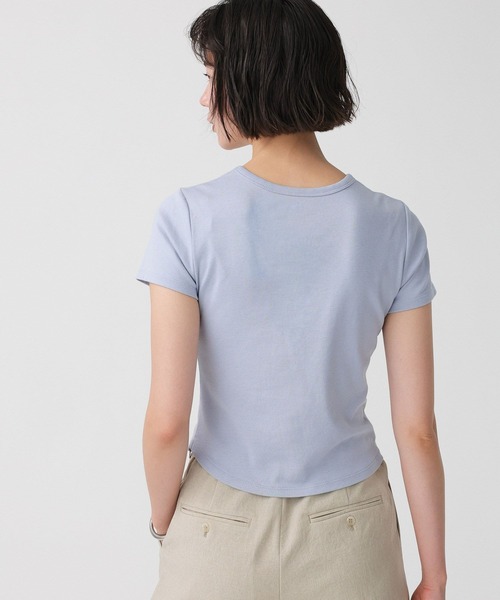 BABYLONE（バビロン）の「【大屋夏南さんコラボアイテム】【WEB先行予約】ミニT-shirt（Tシャツ/カットソー・レディース・サックスブルー/レッド/ホワイト・フリー）」の14枚目の写真