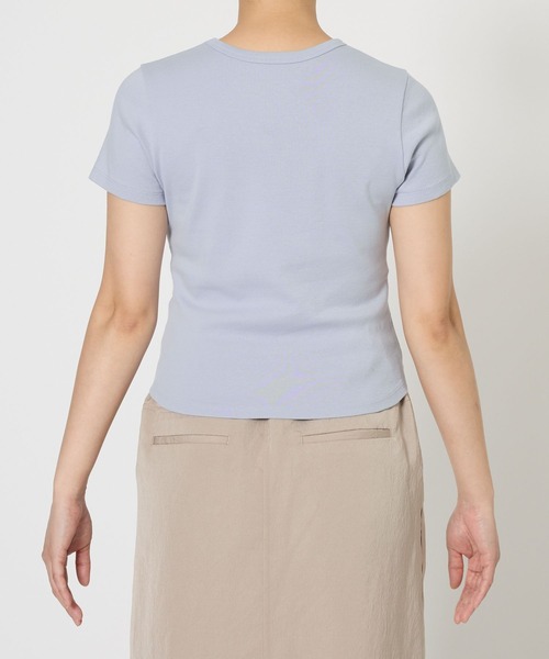 BABYLONE（バビロン）の「【大屋夏南さんコラボアイテム】【WEB先行予約】ミニT-shirt（Tシャツ/カットソー・レディース・サックスブルー/レッド/ホワイト・フリー）」の22枚目の写真