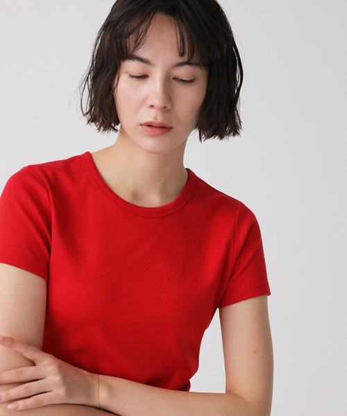 BABYLONE（バビロン）の「【大屋夏南さんコラボアイテム】【WEB先行予約】ミニT-shirt（Tシャツ/カットソー・レディース・サックスブルー/レッド/ホワイト・フリー）」の6枚目の写真