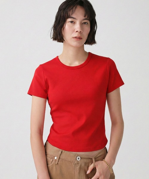 BABYLONE（バビロン）の「【大屋夏南さんコラボアイテム】【WEB先行予約】ミニT-shirt（Tシャツ/カットソー・レディース・サックスブルー/レッド/ホワイト・フリー）」の7枚目の写真